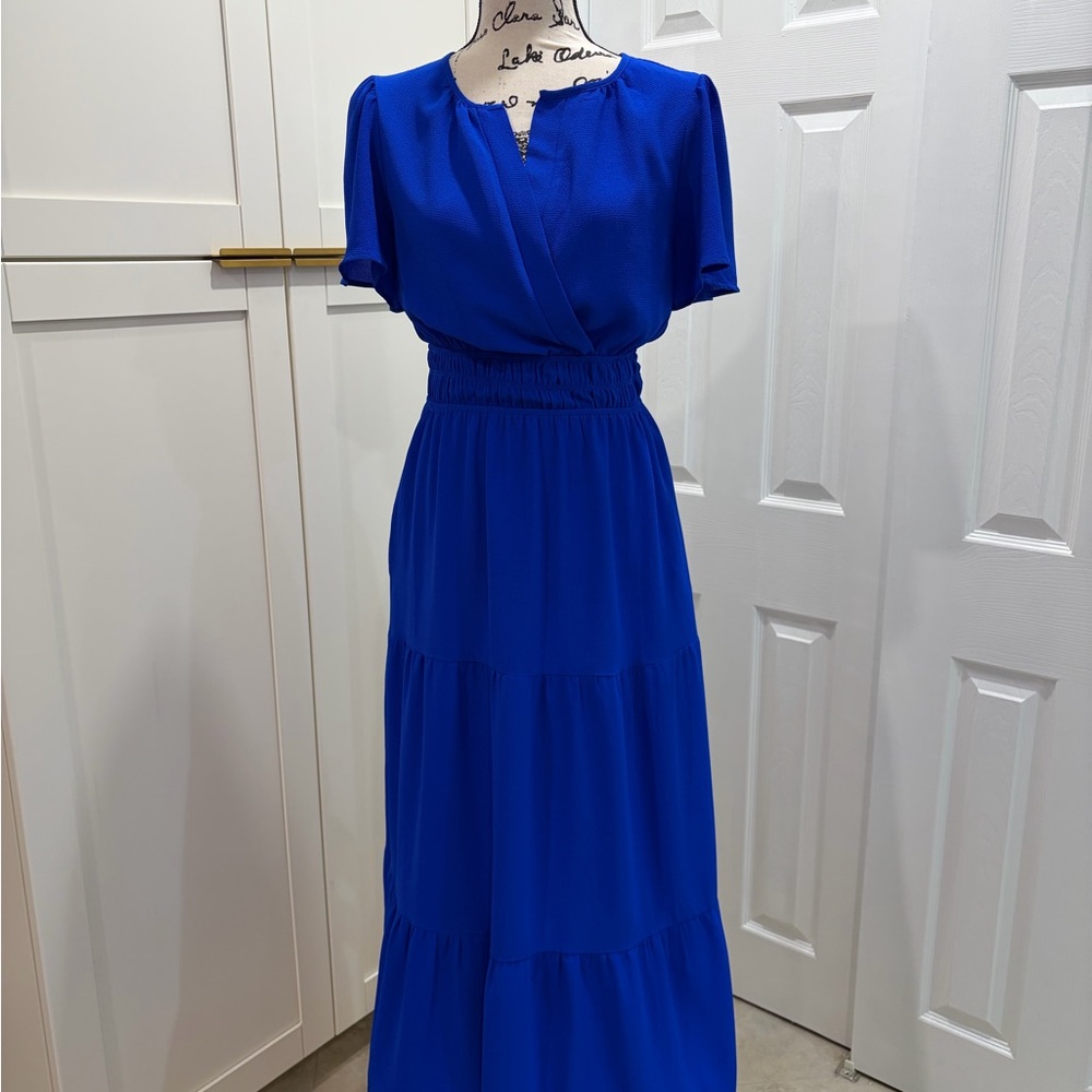 Monteau Royal Blue Maxi Dress